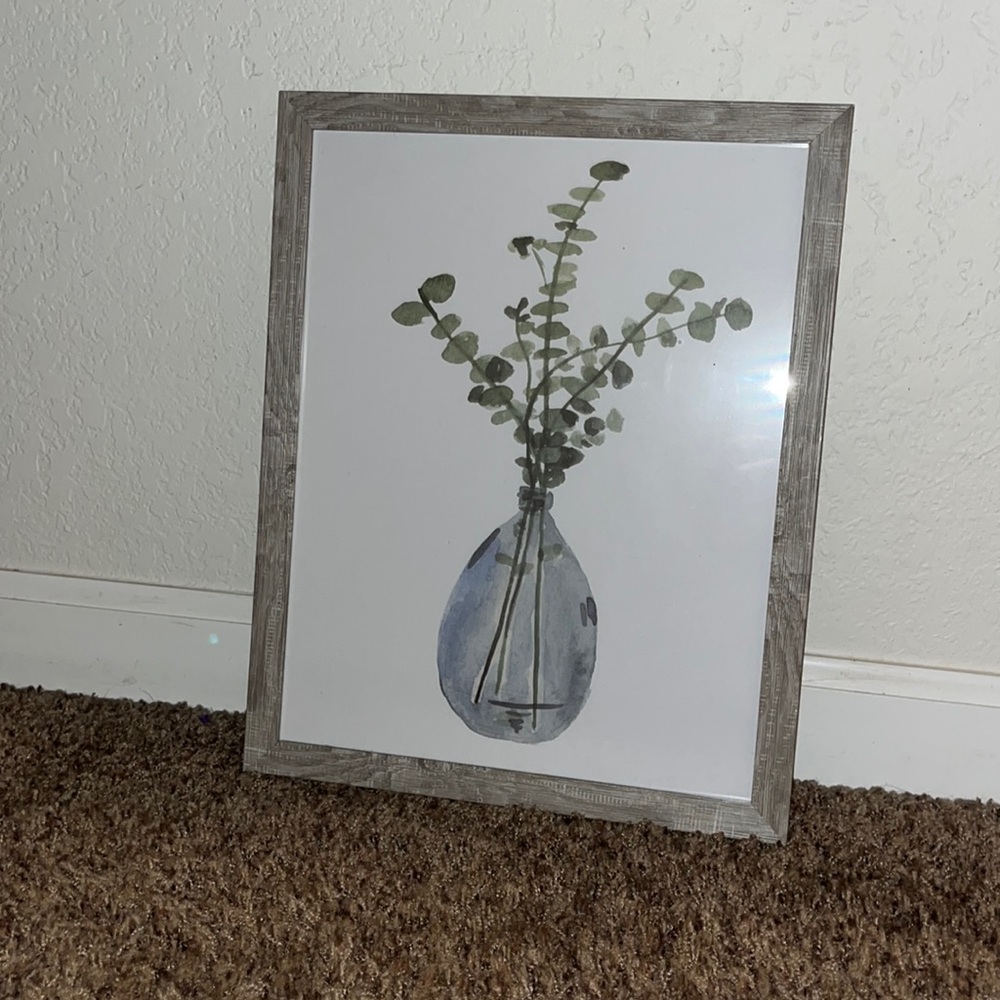 Plant framed poster